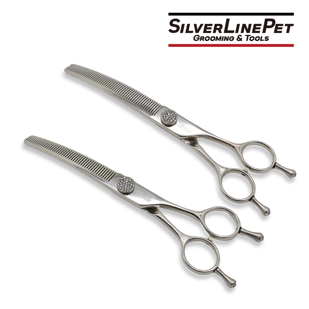 7,5インチカーブシザー プロ専用シザー 新品未使用 Silver Line Japan / セニング
